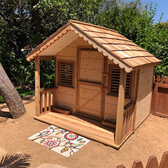 Canadian Playhouse Factory - DIY Little Alexandra Cottage 6ft x 6ft With Covered Front Porch