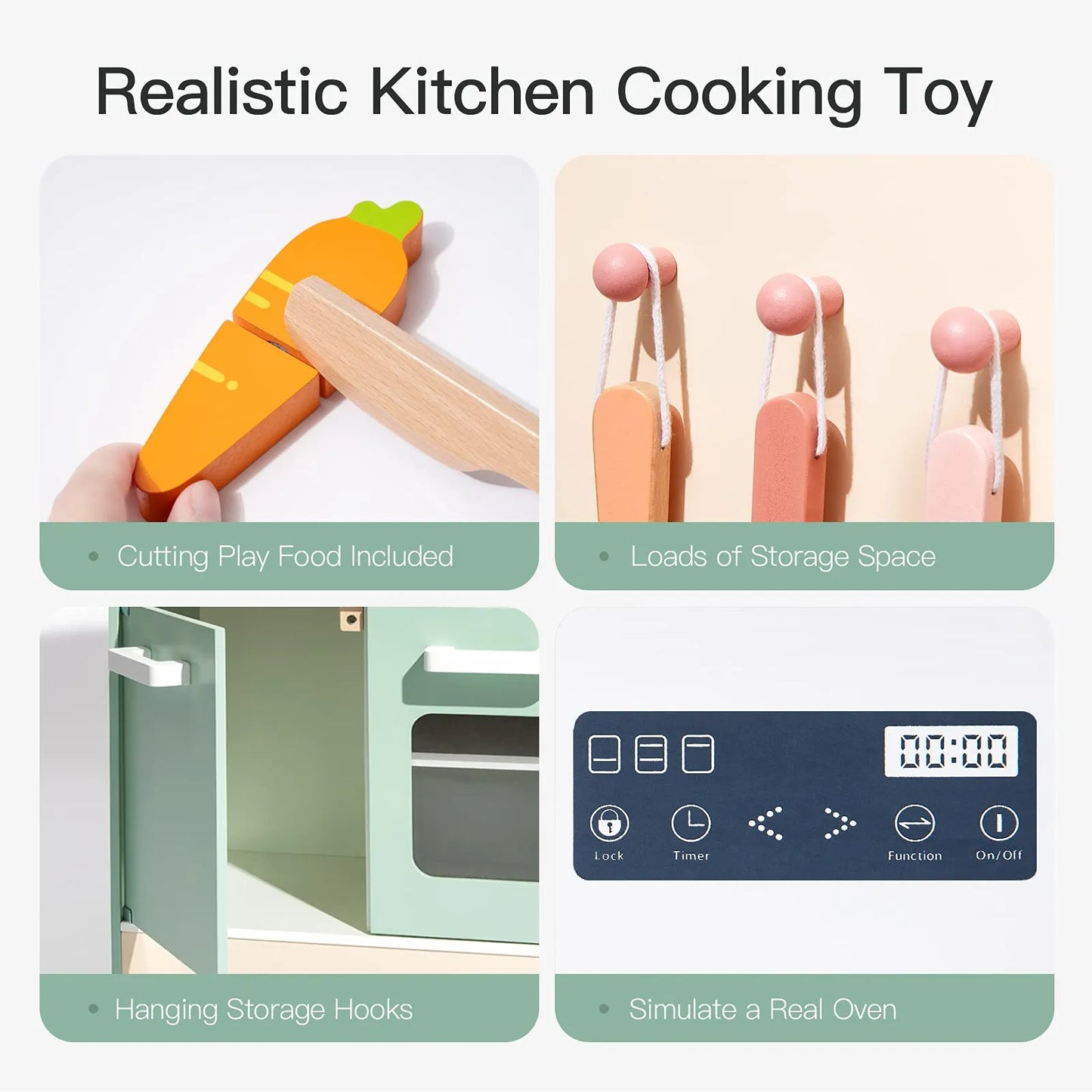 wooden accessories and features