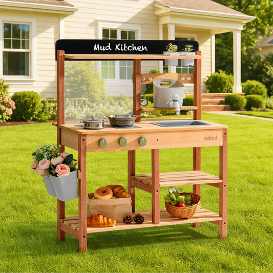 ROBUD Outdoor Mud Kitchen - Caramel