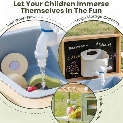 ROBUD Outdoor Mud Play Kitchen - Green