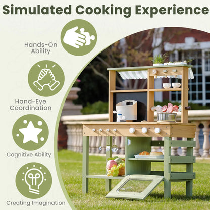 ROBUD Outdoor Mud Play Kitchen - Green