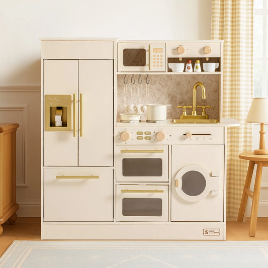 Robud Floral Wooden Play Kitchen