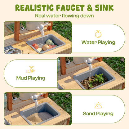 ROBUD Outdoor Mud Kitchen - Caramel