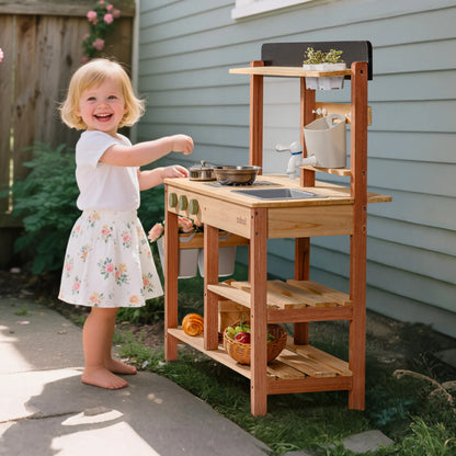 ROBUD Outdoor Mud Kitchen - Caramel