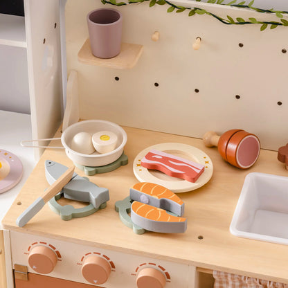 ROBUD Wooden Childs Play Food Set - Meat
