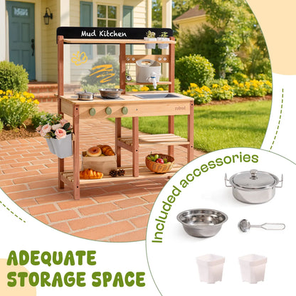 ROBUD Outdoor Mud Kitchen - Caramel