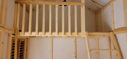 Canadian Playhouse Factory - DIY Little Alexandra Cottage With Loft and Covered Front Porch
