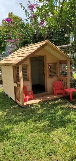 Canadian Playhouse Factory - DIY Little Alexandra Cottage 6ft x 6ft  With Covered Front Porch