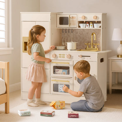 Robud Floral Wooden Play Kitchen