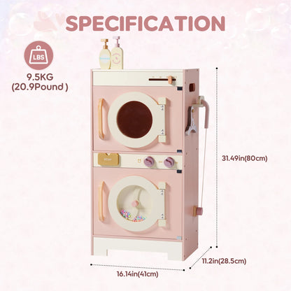 Premium toy washing machine for kids playhouse