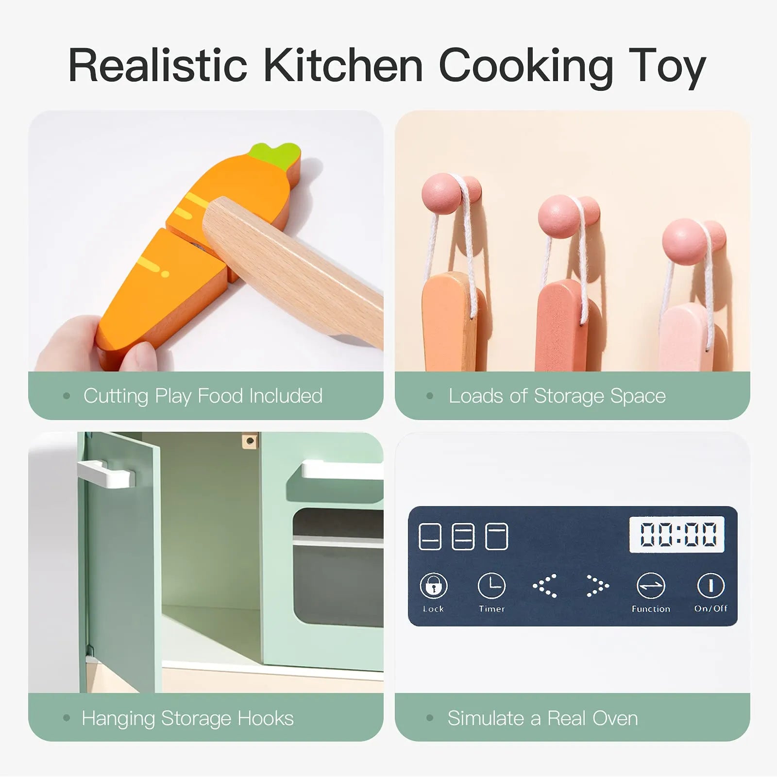 wooden accessories and features