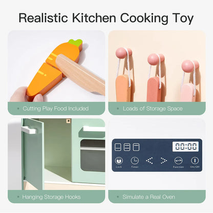 wooden accessories and features