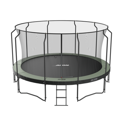 ACON 15ft Round Trampoline with Premium Enclosure