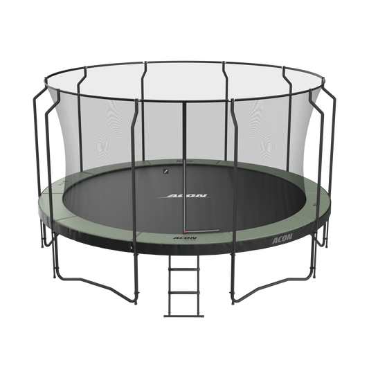 ACON 15ft Round Trampoline with Premium Enclosure