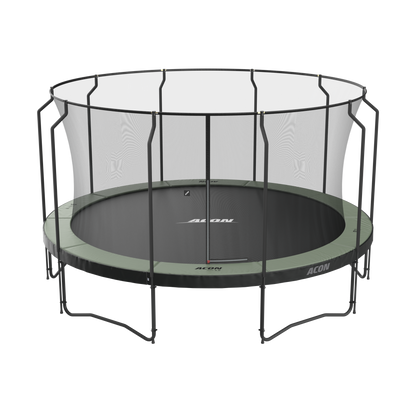 ACON 15ft Round Trampoline with Premium Enclosure