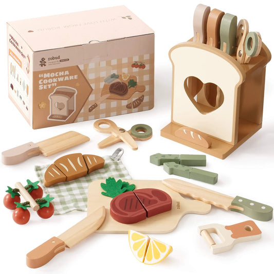 ROBUD Wooden Knife Set 16pcs