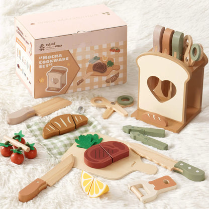 ROBUD Wooden Knife Set 16pcs