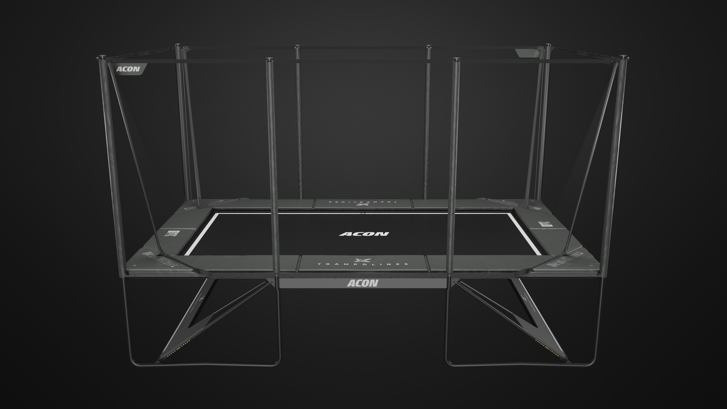 ACON X 17ft Rectangular Trampoline with Safety Enclosure