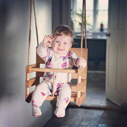 Oak Baby Swing