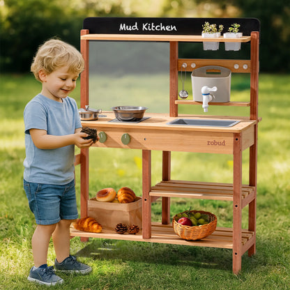 ROBUD Outdoor Mud Kitchen - Caramel